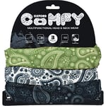 Oxford Comfort Head Helmet Scarf Neck Warmer. Paisley. Lot de 3 Paires de Couvre-Chefs et écharpes de vélo. NW143, 25,8 x 24,6 x 2,9 cm