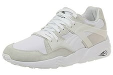 Junior Puma Blaze 360135 06 White Lace Up Running Shoes Trainers