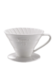 Tiamo V02 Coffee Dripper Ceramic White
