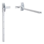 Sauvic 89420-Séchoir de Mural Rabattable, Blanc 54 cm.