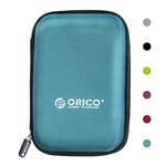 ORICO Étui de Protection Disque Dur Externe Étanche 2.5'' pour Organiser Les HDD SSD 2.5 Pouces et Les Accessoires Informatiques,Bleu (PHD-25)