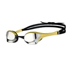 Arena Cobra Ultra Swipe MR Swimming Goggles, Silver Gold, One Size