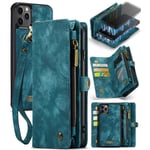 CaseMe Multi-slot Plånboksfodral iPhone 11 Pro Blå