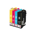 Non-OEM Ink Cartridges Fits for Epson 35XL WF-4720DWF WF-4725D WF-4730 WF-4730D