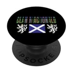 Clan McDonald Tartan Nom de famille écossais Scotland Pride PopSockets PopGrip Adhésif