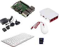 Raspberry Pi® Kit de Bureau 3 B 1 Go 4 x 1,2 GHz avec Clavier, Souris, système d'exploitation Noobs et Filet