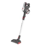 Hoover Cordless Vacuum Cleaner, H-Free with up to 25 mins run-time, Lightweight, Grey & Red [HF122GH]