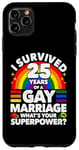 iPhone 11 Pro Max 25th Wedding Anniversary 25 Years Gay Marriage Husband Case