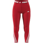 adidas TF 3S Tight Leggings, Vivid Red, 3XLT Women's