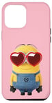 Coque pour iPhone 12 Pro Max Minions Cute Bob In Love Heart Shaped Glasses Portrait