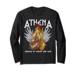 Athena Goddess Ancient Greek Mythology Gods and Monsters Long Sleeve T-Shirt