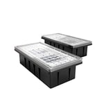 SolarCentre® Paverlight XT Solar Powered Outdoor Brick Driveway Lights (Set of 2)