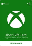 Xbox Gift Card | 5 GBP | Digital Voucher | Xbox One, Series S|X & Windows | (Download Code)