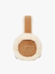 UGG Womens Emb Logo Earmuff - Dame - Brun - ONE SIZE