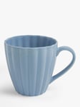 John Lewis Scalloped Speckled Stoneware Mug, 400ml