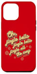 Coque pour iPhone 12 Pro Max Paroles de Noël Jingle Bells Jingle All The Way Peggy Lee