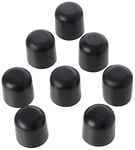 Bulk Hardware BH00400 Paquet de 8 Embouts de protection de chaise 25 mm Noir