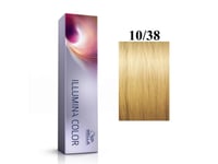 Wella Professionals Wella Professionals, Illumina Color, Permanent Hair Dye, 10/38 Bright Light Blonde Golden Blue, 60 Ml For Women