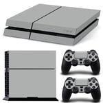 Kit De Autocollants Skin Decal Pour Console De Jeu Ps4 Corps Entier Mat Ps4 Manche Noir Et Blanc Mat, T1tn-Ps4-1091