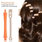 12Pcs Standard Hair Rollers Heat Perm Wave Rod Hair Clip Curlers With Rubber SG5