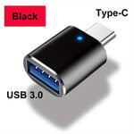 Adaptateur OTG USB 3.0 vers Type-C,convertisseur mâle vers Micro USB femelle,connecteur pour Macbook,Samsung S20 - Type WHITE