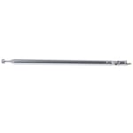 Metal part 7 Telescopic AM, FM radio antenna length 75 cm long silver W3F46763