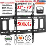 TV Wall Tilt Bracket Mount For 32 40 42 50 55 60 65 70 Inch Plasma LCD LED UK