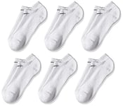 NIKE Men's Everyday Lightweight No-show Socks 6 Pair , White/Black, L UK