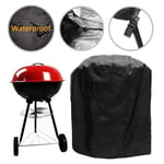 housse de barbecue imperméable à l'eau bouilloire housse de barbecue ronde en plein air garden patio grill 70x70cm m34390