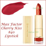 Max Factor Cherry Kiss 840 Moisturising Lipstick NEW