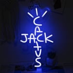 Cactus Jack Neon Skylt Gröna Ord Neon Ljusskylt Väggkonst Neonljus För Rap Talking West Coast Lyser Upp Hängande Skylt För Sovrum Hem Bar Pub Fest