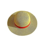 Luffy stråhatt One Piece Cosplay Cap Anime Sun Beach Hattar