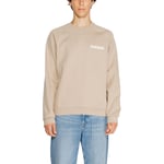 Napapijri Beige Coton Homme Pull Authentique