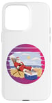 iPhone 15 Pro Max Santa at the beach jolly Santa lounging on the sand Xmas Case