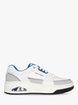 Skechers Uno Court Low-Post Leather Trainers, White