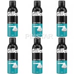 Gillette Classic Sensitive Skin Mens Shaving Foam 200ml x 24