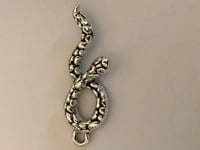 Tibetan Silver Alloy Snakes Charms Potter Reptiles Anaconda Snake 2 Designs