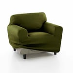 SOFAKOVER® Housse pour canapé Pocket Super élastique, Housse de canapé 1 Place, au Design Exclusif, Respirante, Confortable et Durable, Facile à Installer. Dimensions 70-110 cm, Vert