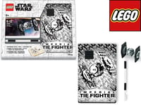 LEGO Star Wars TIE Fighter Polybag & Stationery Gift Set | Journal, Gel Pen 6+