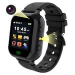 Montre Connectée Enfant avec Carte SIM, Montre Téléphone Enfant avec Appel SOS SMS Message 25 Jeux Appareil Photo Musique Alarme Podomètre Calculatrice Lampe, Montre Cadeau Parfait pour Garçons Filles