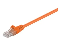 Goobay - Nettverkskabel - Rj-45 (Hann) Til Rj-45 (Hann) - 1.5 M - Utp - Cat 6 - Formstøpt, Uten Hindringer - Oransje