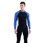 XXL 3mm Neoprene Wetsuit For Men Back Zip Full Body Diving Suit For Snorkel TD