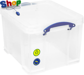 Really  Useful  Plastic  Storage  Box  35  Litre  Clear