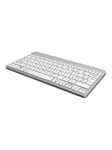 R-Go Tools R-Go Ergonomic Keyboard Compact break - Tastatur - Belgisk - Hvit