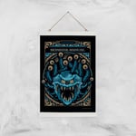 Dungeons & Dragons Monster Manual Giclee Art Print - A3 - White Hanger