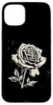 Coque pour iPhone 15 Plus Vintage Botanique Rose Fleur Fille Mignon Floral Plant Mom