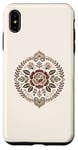 Coque pour iPhone XS Max Rose florale botanique, style bohème minimaliste, roses d'amour