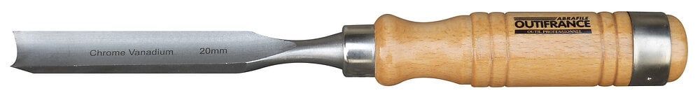 Gouge de menuisier manche en bois 6 mm