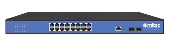 ERNITEC 16 Port Gigabit PoE Switch