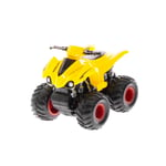 Bigfoot Stunt ATV Fyrhjuling 12 cm Gul